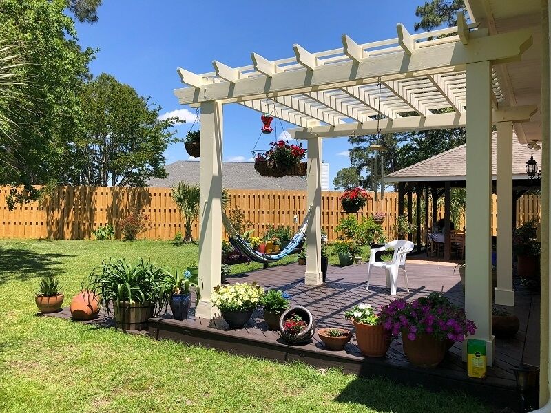 All about oak pergolas
