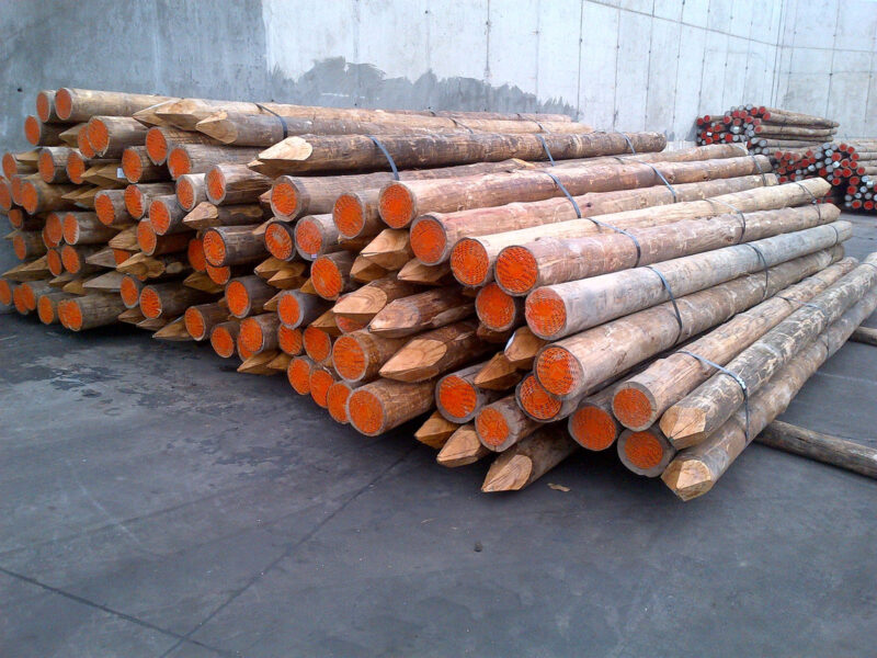 timber piles