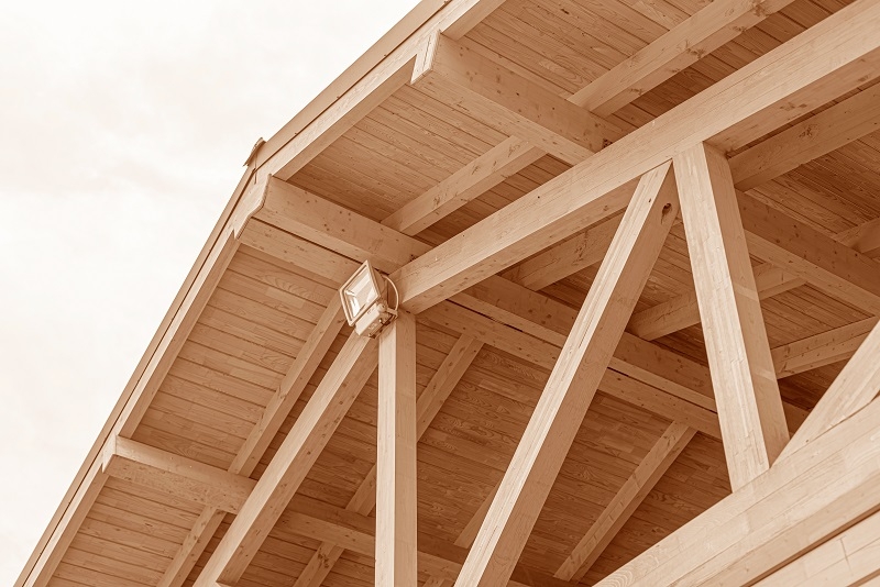 Timber frame roof
