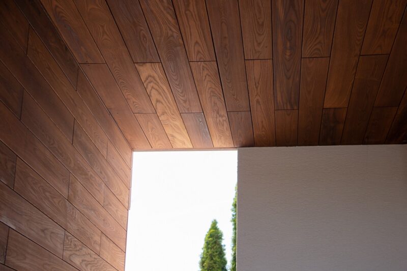 Thermal wood cladding