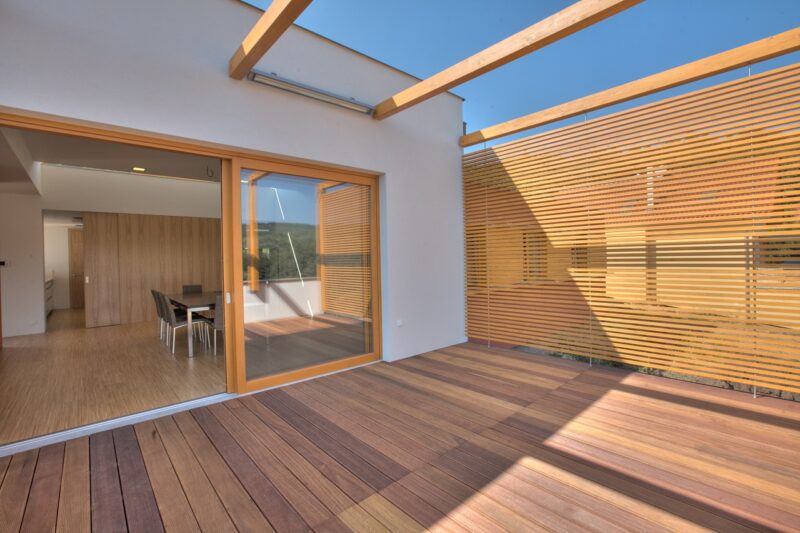Timber deck and terrace