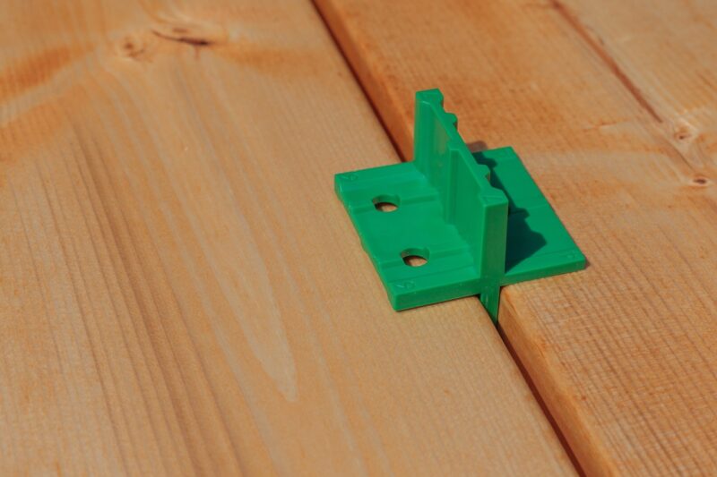 Uneven decking boards