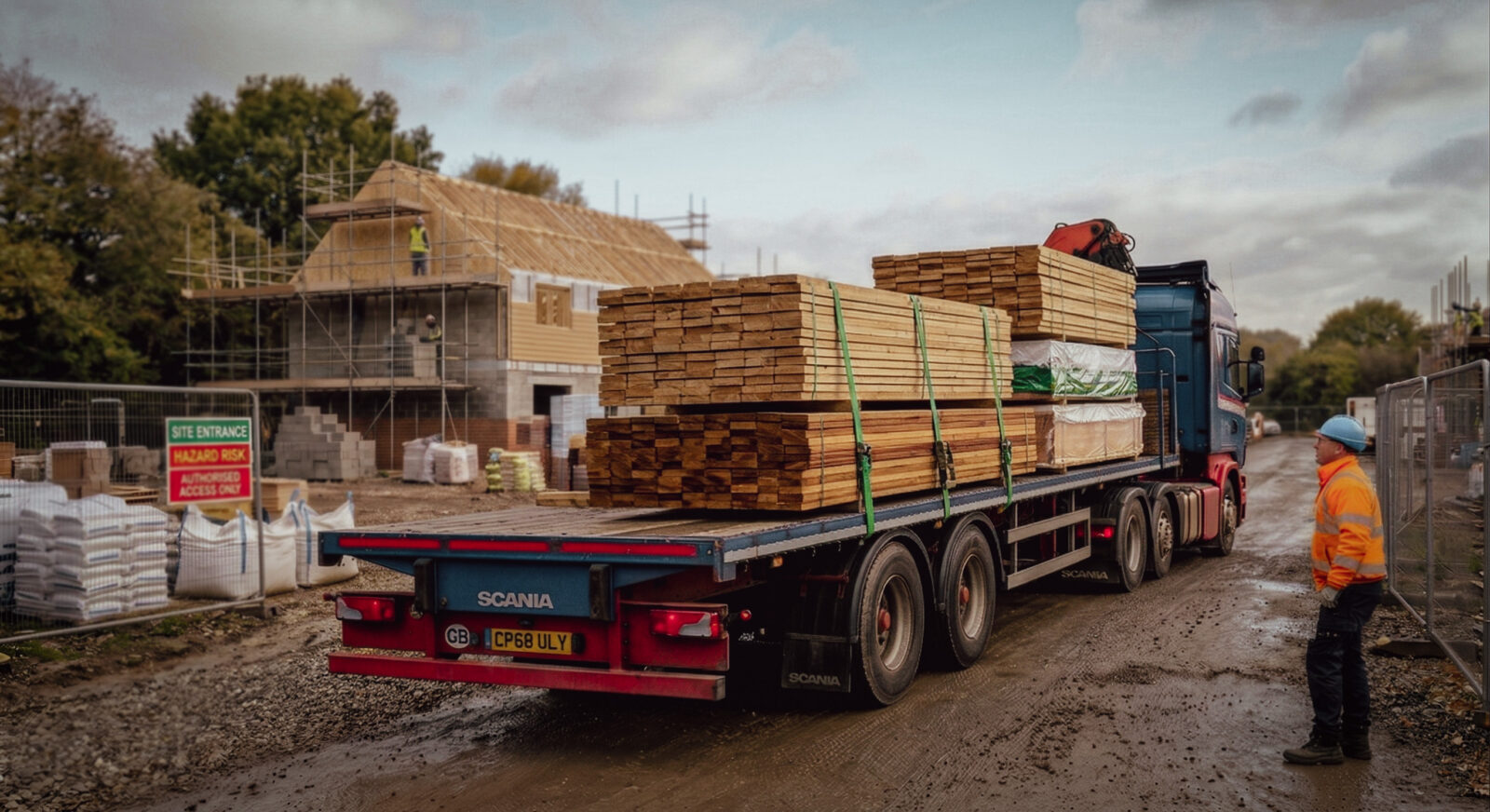 Oak timber for contractors